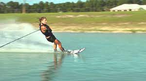 Regina Jaquess Slalom Slow Motion Youtube Slalom Water Skiing Wakeboarding Water Skiing