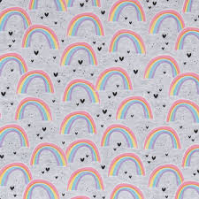 Rainbows Hearts Cotton Calico Fabric Hobby Lobby 1887124