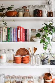 operation 'open shelves' in kitchen
