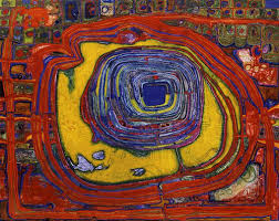 Hundertwasser paintings and textiles • insteading. 421 The Tower Of Babel Pierces The Sun 1959 Friedensreich Hundertwasser Wikiart Org