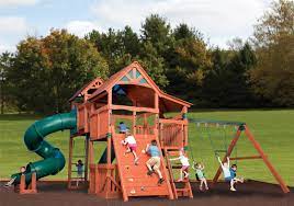 All products from backyard adventures adventure treehouse category are shipped worldwide with no additional fees. Tree House Swing Sets Treehouse Playsets Backyardadventures Com