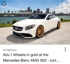 White Mercedes Benz With Gold Rims Mercedes Benz Mercedes Benz Amg Benz