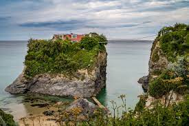 Vermutlich antiochien im heutigen syrien entstehungszeit: Haus Auf Felsen In Newquay Foto Bild Landschaft Meer Strand Steilkusten Bilder Auf Fotocommunity