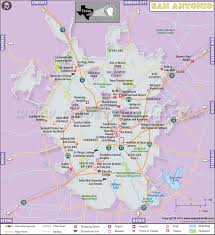 San Antonio Map Map Of San Antonio Texas