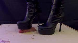 Cock Crush Cum In Black High Heels Leather Boots Penis Hole Porn Videos:  Best XXX 2025 | xHamster