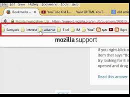 How To Show And Disappear Bookmark Toolbar In Firefox Youtube