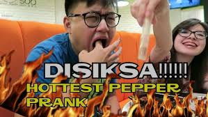 Hottest Pepper Prank !!! at Patbingsoo