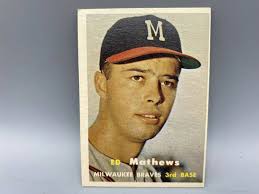 1957 Topps Eddie Mathews #250