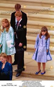 At her birth she was the first princess. C N M036833 19 06 99 St Georges Chapel Windsor Princess Beatrice Prince Henry Prince William Princess Eugenie Prince William And Harry Princess Beatrice