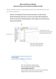 Vorwort hallo alle zusammen in dieser zusammenfassung werde ich alles nützliche über das editen auflisten. Microsoft Excel Summe Und Durchschnitt Unterrichtsmaterial Im Fach Informatik Itg Microsoft Excel Unterrichtsmaterial Microsoft