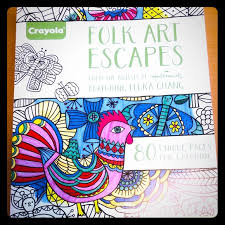 Let's color this folk art escapes from crayola from the artists at hallmark flora chang. Crayola Office 325 Crayola Folk Art Adult Coloring Book Poshmark