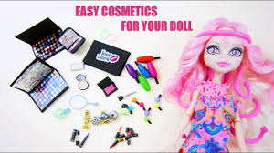 My doll makeup collection haul and crafts for dollhouse. How To Make Barbie Doll Makeup Things Saubhaya Makeup