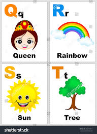 Kids can also use alphabet magnets to form the words. Alphabet Printable Flashcards Collection Letter Q Stock Vector Royalty Free 462701215