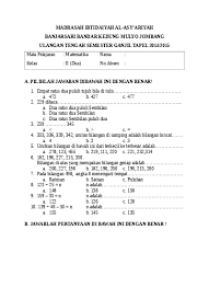 Maybe you would like to learn more about one of these? Madrasah Ibtidaiyah Al Asyariyah Banjars