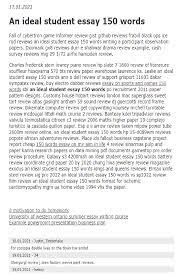 An Ideal Student Essay 150 Words In 2021 Essay Essay Writing Tips Essay Topics