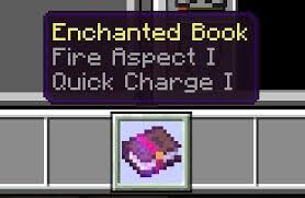 You can use an enchant table surrounded by 15 bookshelves to enchant a book and possibly get the flame enchant. So I Just Got This Book From My Enchanting Table And I Know Fire Aspect Only Works On Swords And Quick Charge Is Only For Bows And Crossbows What Do I Do