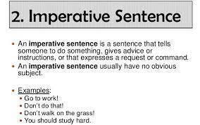 Learn how to identify verb moods and understand them with exactly what you need here. What Is Imperative Sentence Definition