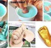 How to make 3D Hand or Foot casting of Baby || Step by step tutorial ||  Easy Diy & Crafts