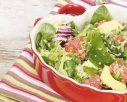 Salade Detox Au Quinoa Avocat Et Pamplemousse Recette Salade Recettes De Cuisine Cuisine Minceur