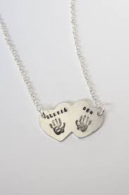 Personalized Mother Of Twins Necklace Double Hearts By Myjourneyjewelry Twins Necklace Mother Necklace Personalized Mom Necklace