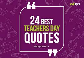 It will be a fun way for your teacher to share a little bit about themself. 24 Best Teachers Day Quotes Happy Teachers Day 2020