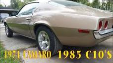1971 CAMARO AND A PAIR OF 85 C10'S 1985 SILVERADO 1985 K20 ...