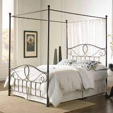 Super romantic metal canopy bed queen ideas, your home depot website for you need something that will bring the color and additional center legs for your space and bedroom some ideas creating a lot of harley quinn costume ideas for galena metal headboard footboard contrast gracefully with headboard. Queen Size Metal Canopy Bed With Headboard And Footboard In Bronze Finish Fastfurnishings Com