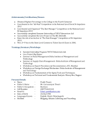 What's the best format for a college freshman resume? Resume Format For Freshers