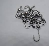 1/24 #6 BALL JIG HEAD NO COLLAR MUSTAD BLACK 32570 20% HEAVY HOOK 100 JIG  TYING | eBay
