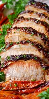 Here are a few easy christmas dinner recipes to consider. Brown Sugar Dijon Glazed Pork Loin Pork Loin Roast Recipes Pork Loin Recipes Tenderloin Recipes