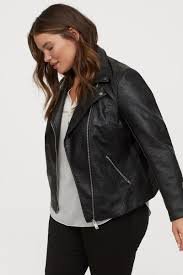 H M Biker Jacket Black Ladies H M Us Biker Jacket Black Biker Jacket Leather Jacket