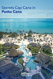 Explore Amresorts Like Secrets Cap Cana In Punta Cana With A Flight Hotel Package Through Jetb In 2020 Jetblue Vacations Dominican Republic Travel Secrets Punta Cana