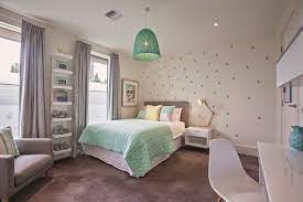 The easiest way to do this is to make sure your room has all the furniture necessary to keep your bedroom simple. Little Liberty Fresh Mint Girls Bedroom Modern Big Girl Bedrooms Girl Room