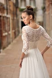 Das ist ein einfaches, schnörkelloses chiffonkleid von. Franzosische Spitze Brautkleid Chiffon Brautkleid Langarm Etsy