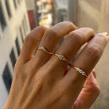 Jennie Kwon Diamond Baguette Cluster Whisper Ring Hurdle S Jewelry