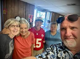 My dad and his mother then my aunt Susie and granddad Eddie Mize . My  grandmother was a real lady and my granddaddy love to deep sea fish. Wish I  knew the