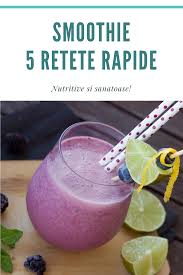 5 Retete Sanatoase Rapide Si Gustoase De Smoothie 5 Healthy Smoothie Recipes 1 Smoothie De Căpș In 2020 Banana Berry Smoothie Yummy Smoothie Recipes Yummy Smoothies