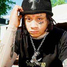 Trippie redd new face tattoo. Vetements Tattoo Turtleneck T Shirt Worn By Trippie Redd As Seen On Instagram Spotern