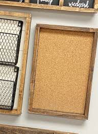 Noticeboards keep everyone up to date and make great little display areas for personal touches. Diy Command Center Part 3 Bulletin Board Fourth East Craft Co