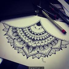 Pin By Spellbound Spirit On Wicca Pagan Spiritual Tattoos Pattern Tattoo Sternum Tattoo Tattoos