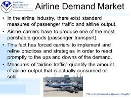 The Demand For Airline Service Forecasting Methods Use In Determining The Demands In Airline Industry Ppt Download