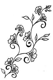 47 Ideas Drawing Flowers Design Flower Drawing Flower Drawing Design Vine Drawing Spring and summer floral frame for decoration vector.