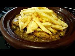 تحضير طاجين الدجاج بالفريت او البطاطس المقلية مدغمر بمذاق رائع Moroccan Tajine Youtube Tagine Recipes Healthy Recipes Food And Drink