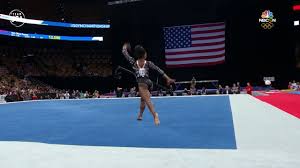 She is a well known american celebrity. Simone Biles Doesn T Hold Back During Her Floor Routine Summer Champions Series Youtube