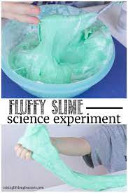 Perfect Fluffy Slime Recipe Polymer Science Activity For Kids Science Activities For Kids Polymer Science Science Activities