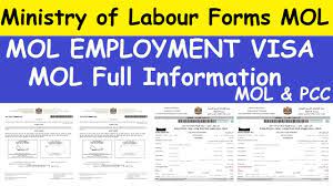 Borrowed from german mol (1897). What Is Mol Form L Mol Information About Employment Visa L Ministry Of Labour Forms Youtube