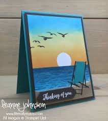 sunset thoughts stampinupcards sunset thoughts stampin up colorful seasons high tide literallymyjoy sunse in 2021 scene cards themed cards stamping up cards