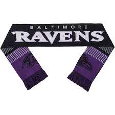 Forever Collectibles Nfl Reversible Split Logo Scarf Baltimore Ravens Walmart Com