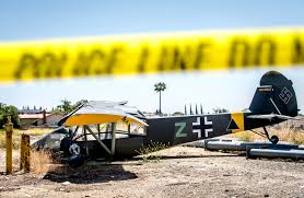 Pilot injured when replica of WWII Fi-156 Storch plane crashes near Upland  park – Daily Bulletin