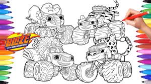 < back to colouring pages index. Blaze Monster Wild Wheels Coloring Pages Blaze And The Monster Machines Coloring Book For Kids Youtube